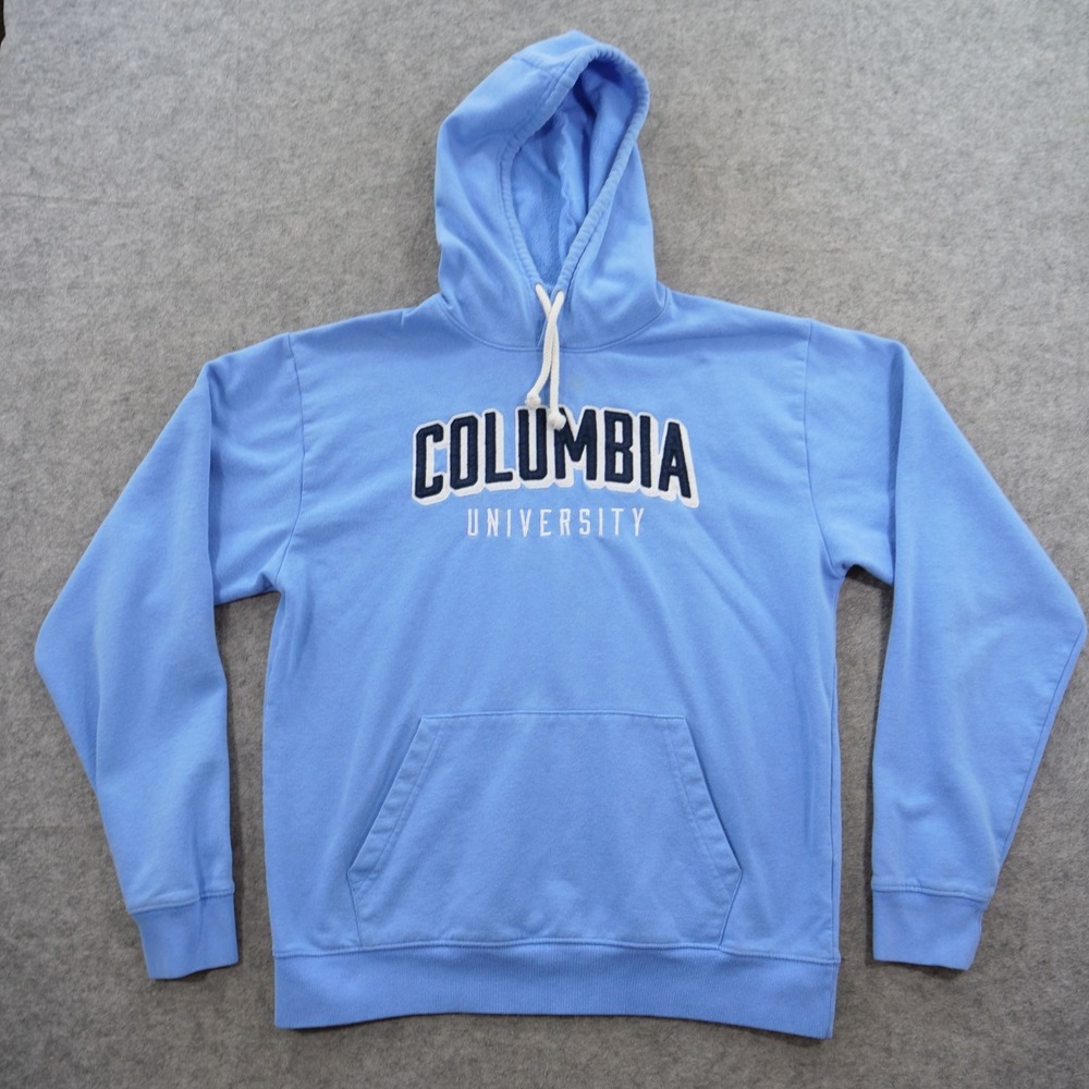 Columbia University Sweatshirt Mens Large Blue League Collegiate Wear Hoodie